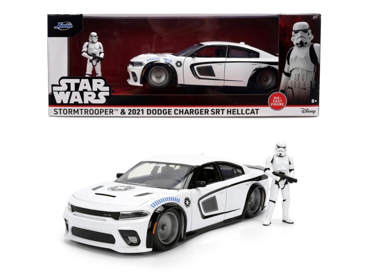 Star Wars Dodge Charger Rt 1:24 + figurka - figurka