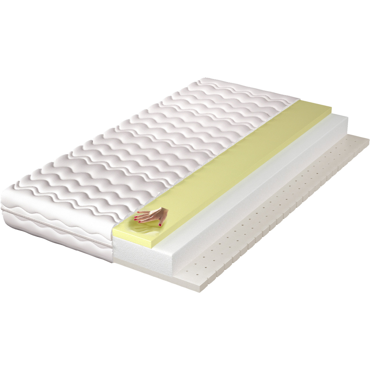 Materac 120x200 SABRINA visco lateks