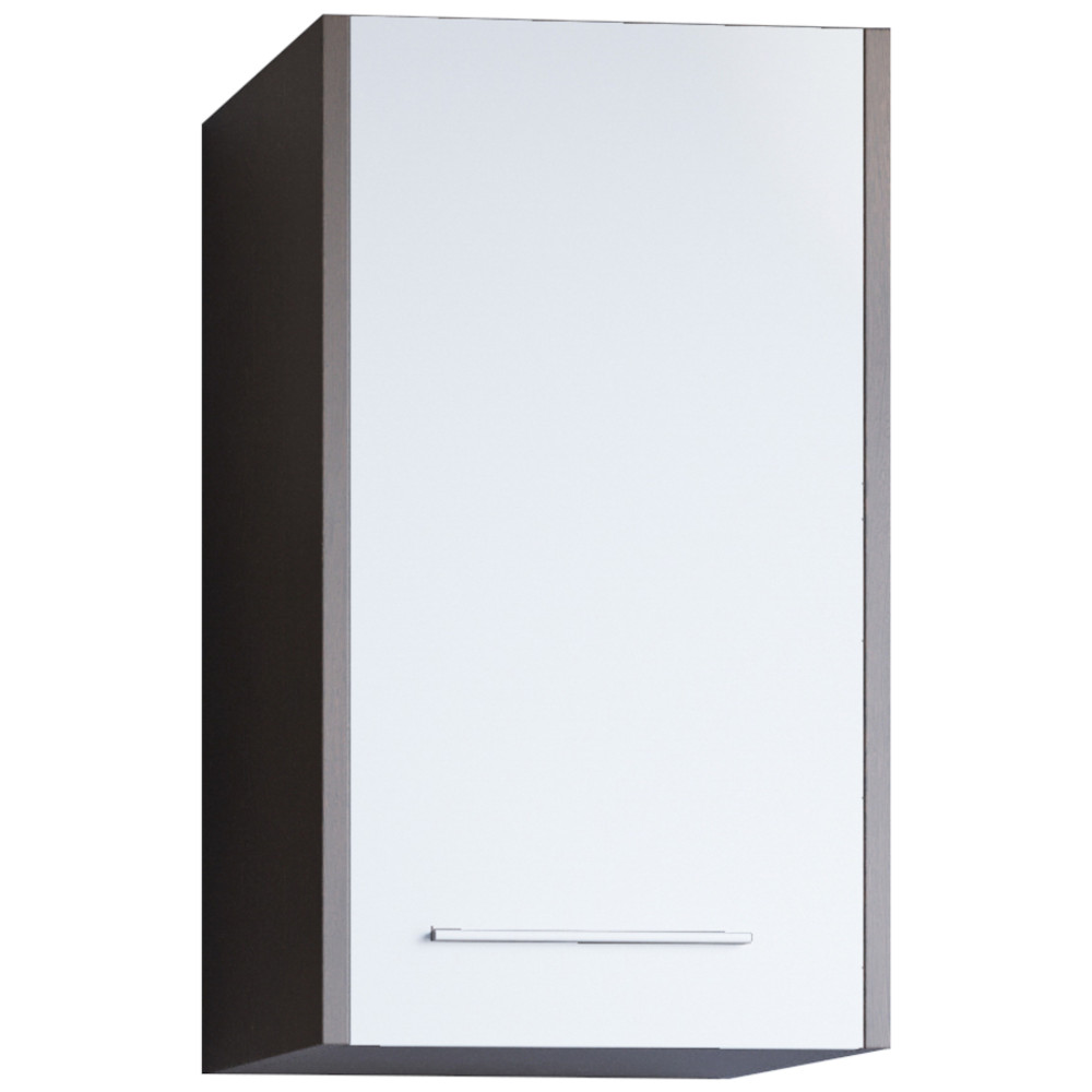 Szafka łazienkowa wisząca SLIM SL4 wenge / biały laminat WYPRZEDAŻ