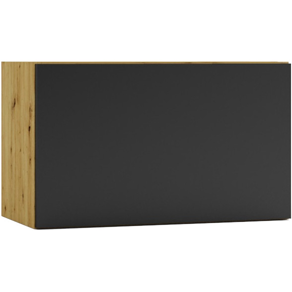 Szafka górna W60OKGR ELLEN 19 dąb artisan / czarny groszek