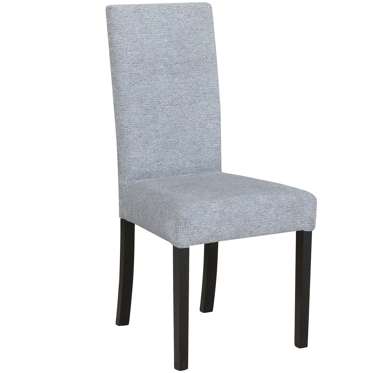 Szare krzesło DK30 z czarnymi nogami 37A