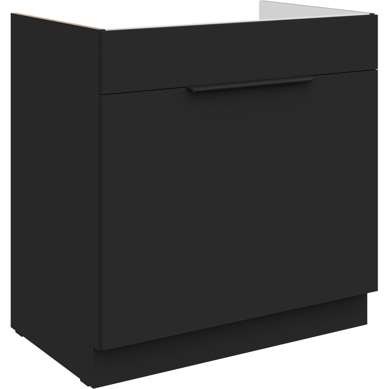 Szafka dolna pod zlew z szufladą 80 SILVIA 02 czarny