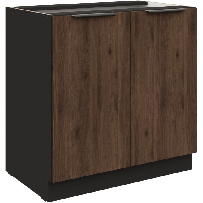 Szafka dolna 80 SILVIA 03 czarny / orzech okapi