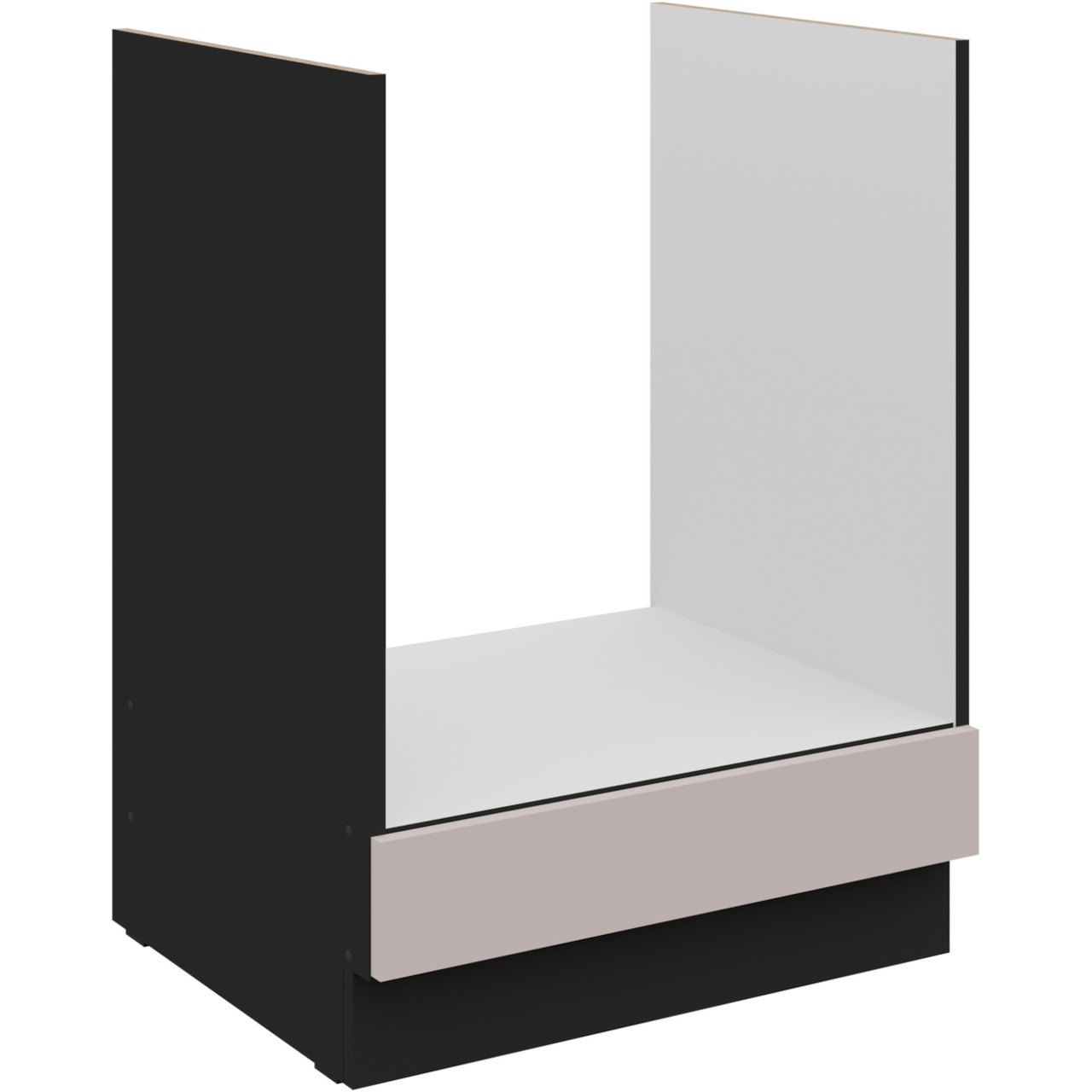 Szafka pod piekarnik 60 SILVIA 07 czarny / kaszmir