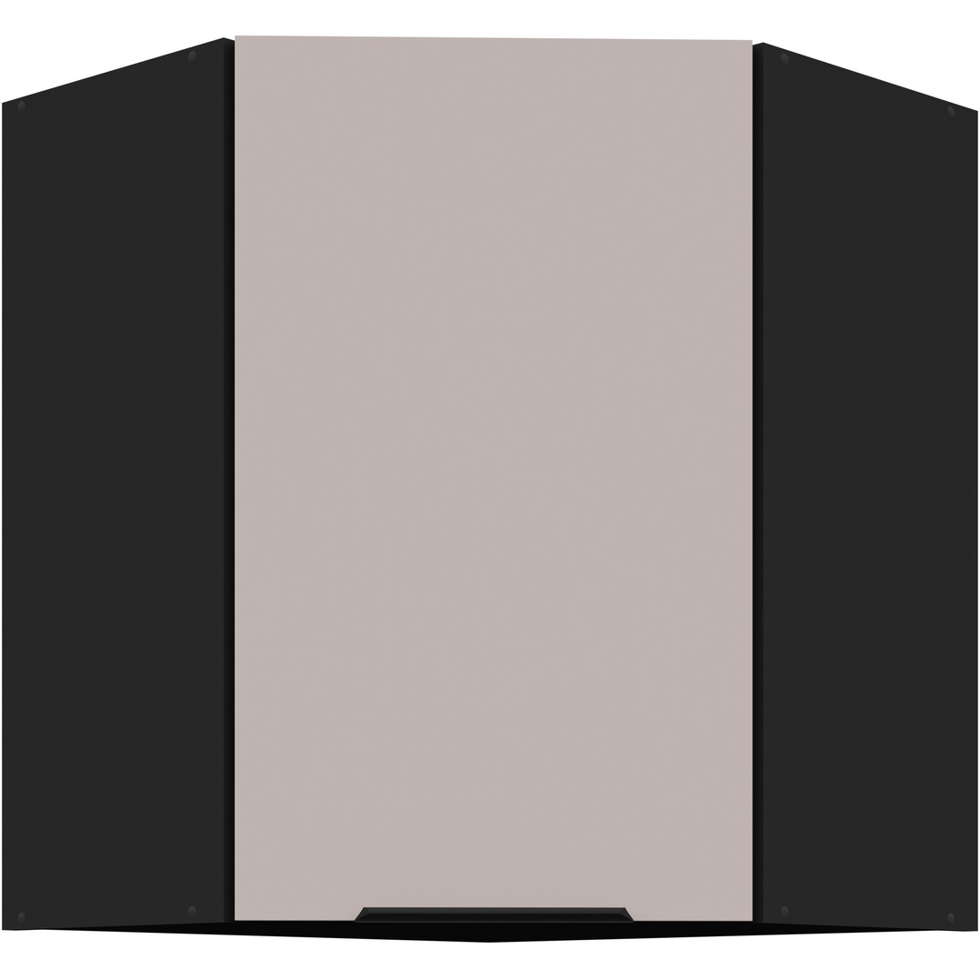 Szafka górna narożna 60 SILVIA 27 czarny / kaszmir