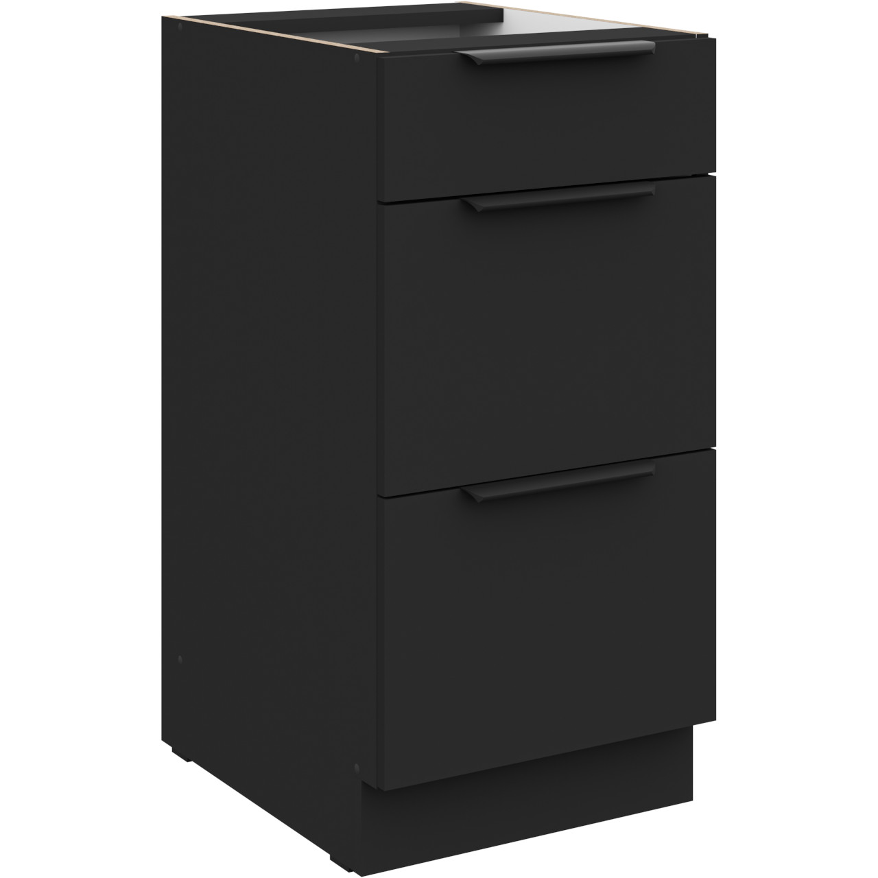 Szafka z szufladami 40 SILVIA 11 czarny