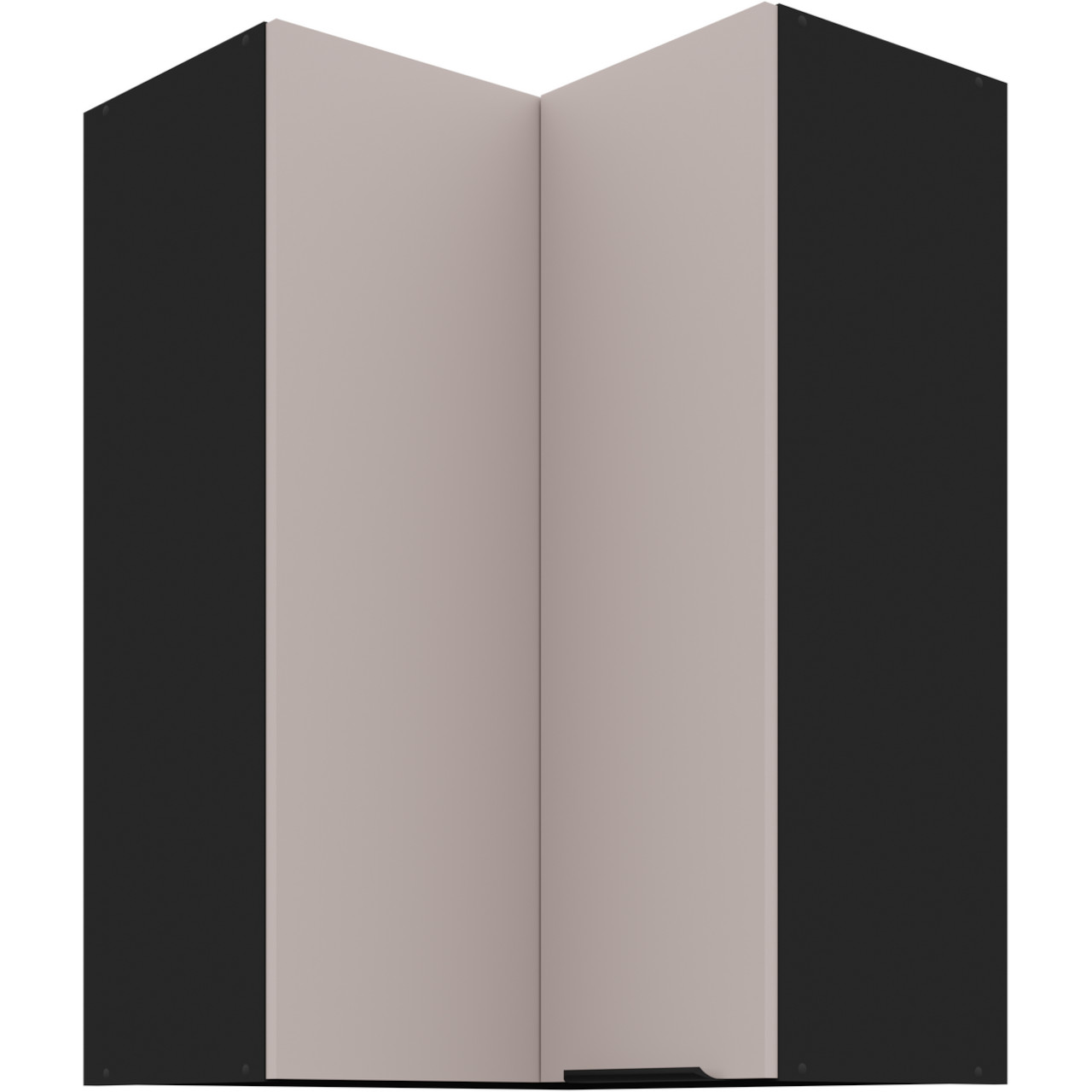 Szafka górna narożna 60 SILVIA 30 czarny / kaszmir