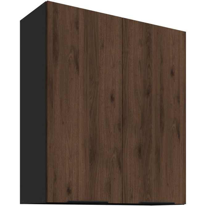 Szafka górna 80 SILVIA 20 czarny / orzech okapi