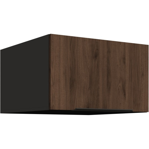 Szafka górna 60 SILVIA 24 czarny / orzech okapi