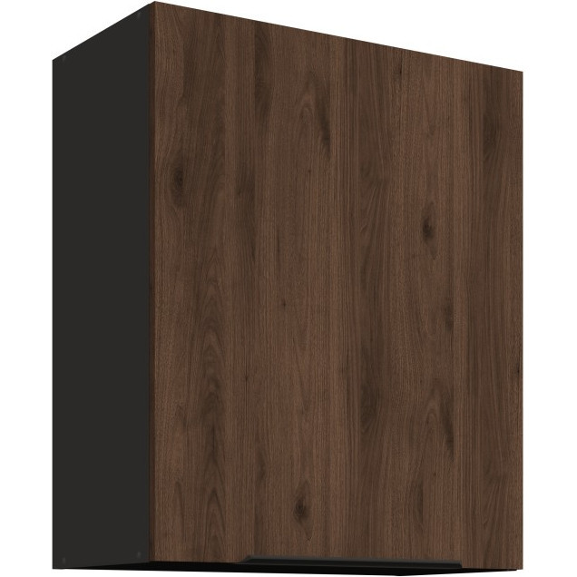 Szafka górna 60 SILVIA 25 czarny / orzech okapi