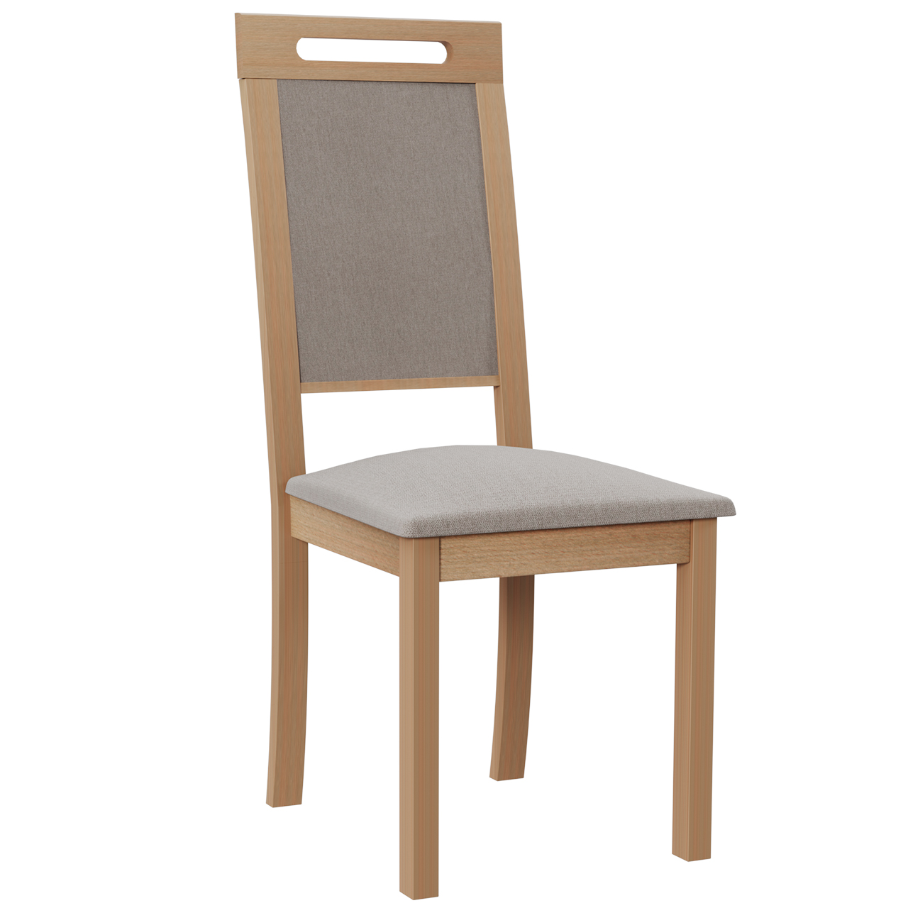 Krzesło do kuchni DK43 grandson z jasnym siedziskiem 3B