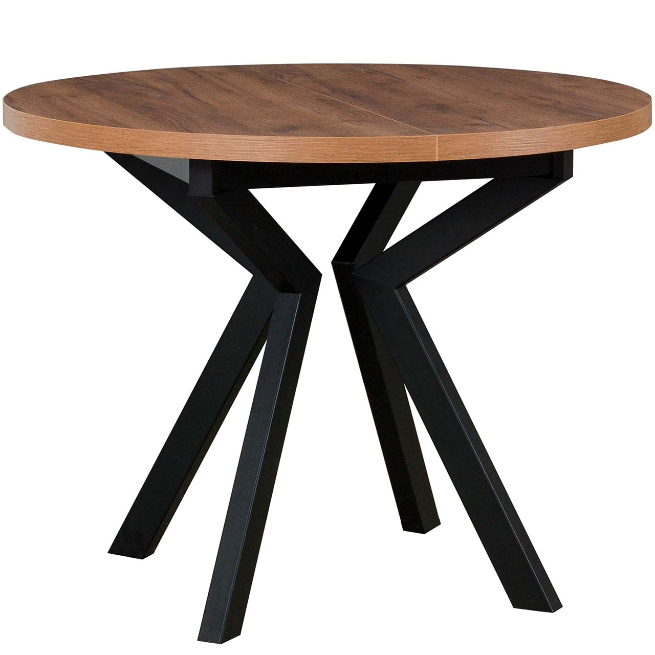 Stół DS59 orzech laminat / czarny