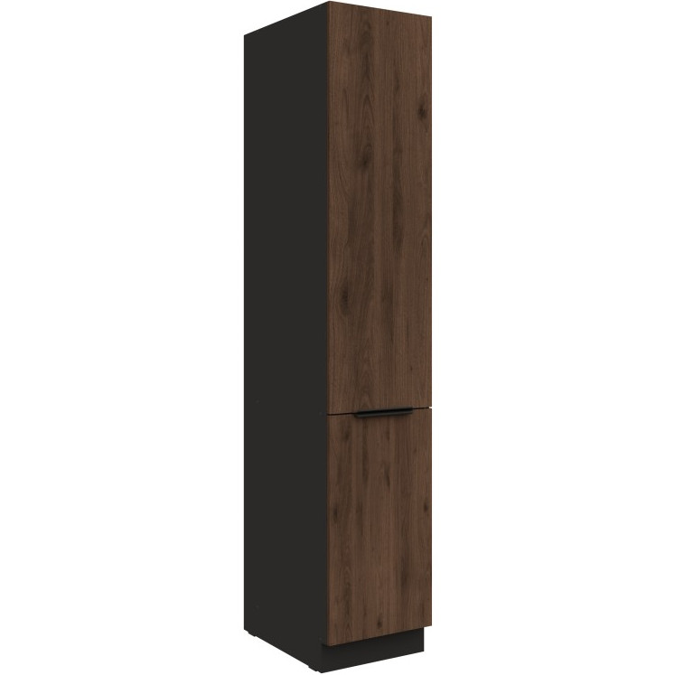 Słupek kuchenny 40 SILVIA 49 czarny / orzech okapi