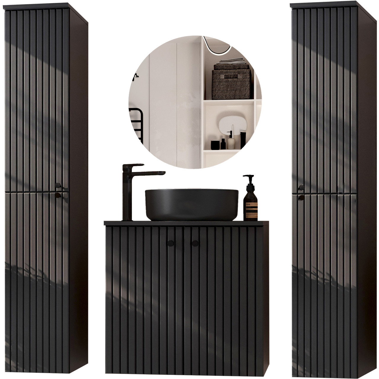 Łazienka ASTO LONG czarna