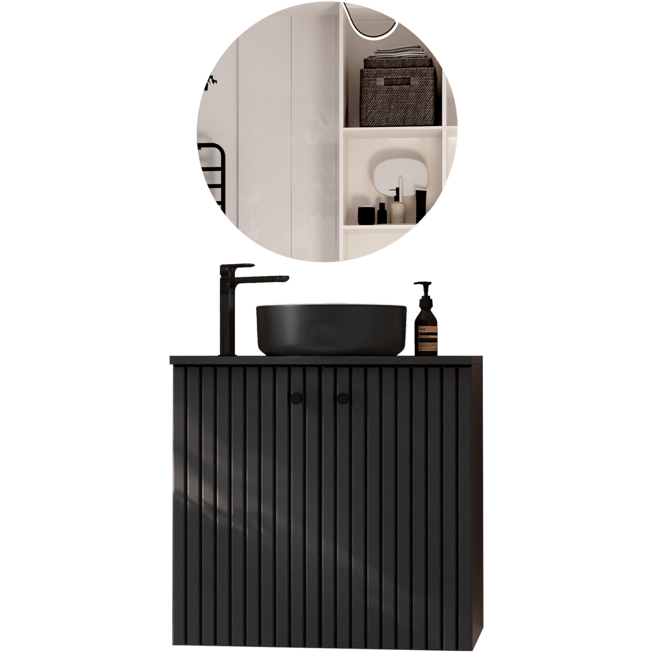 Łazienka ASTO MINI czarna