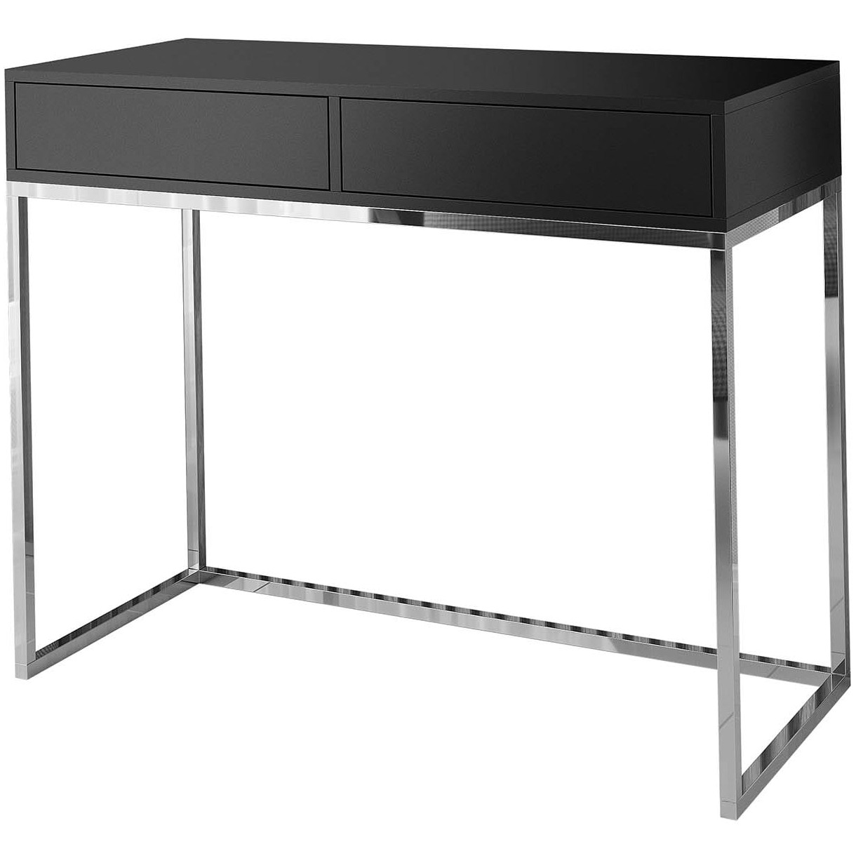 Toaletka ALICANTE 80cm chrom / czarny