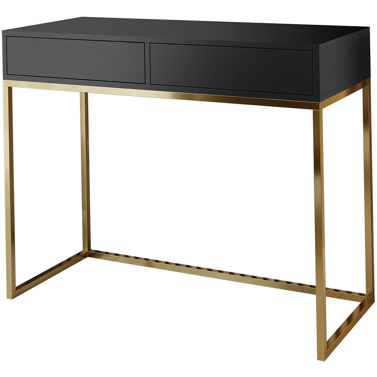 Toaletka ALICANTE 80cm złoty / czarny