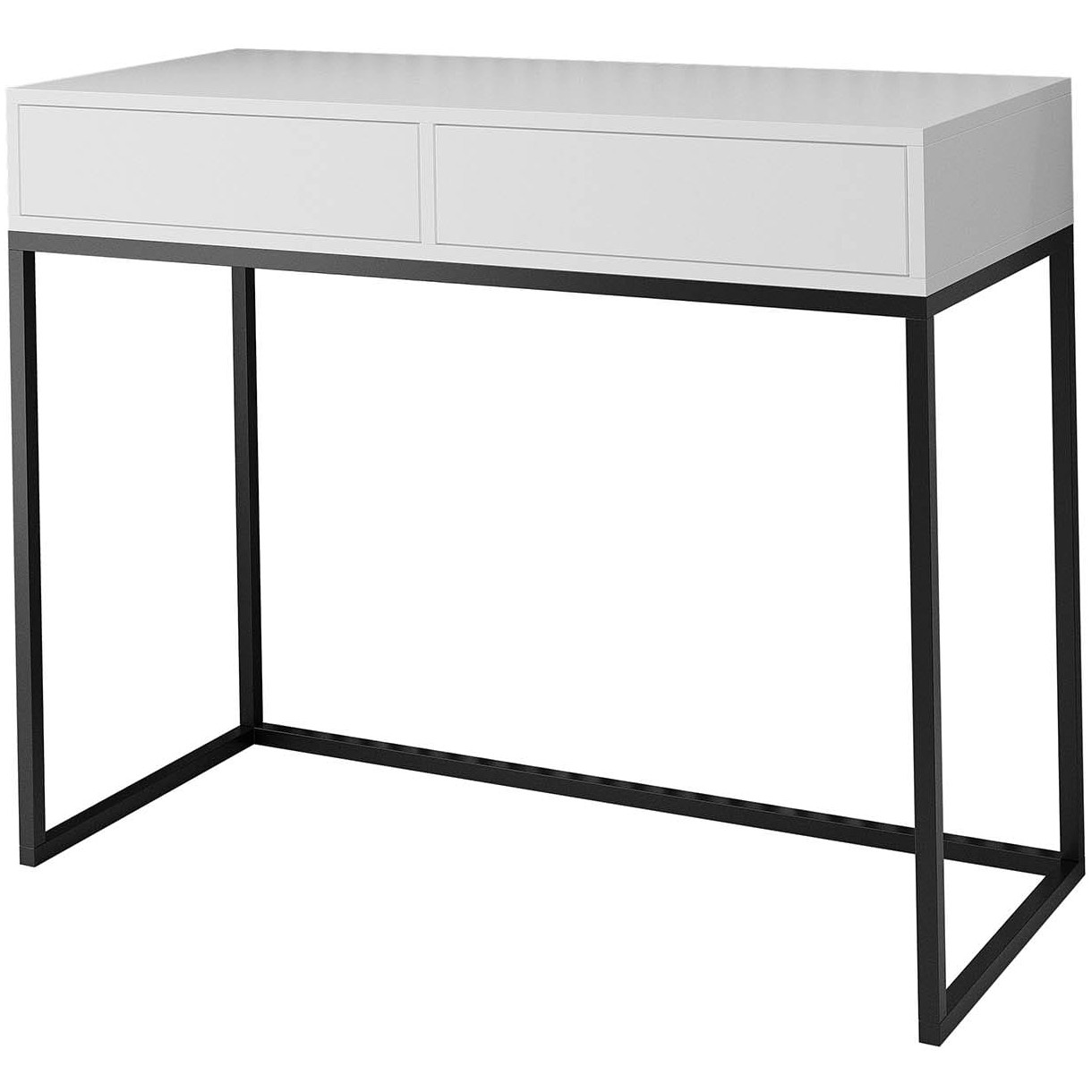 Toaletka ALICANTE 100cm czarny / biały