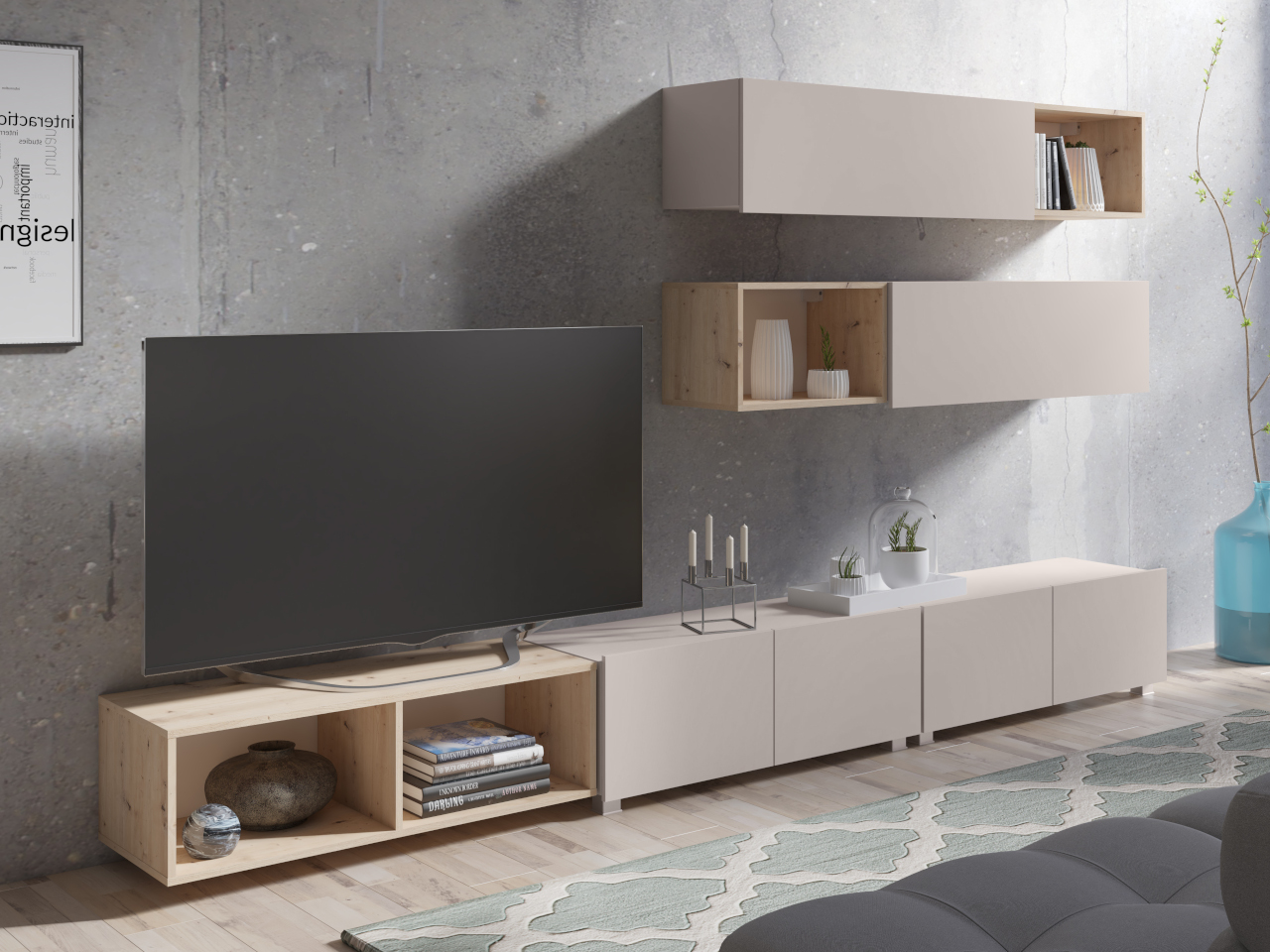 Meblościanka CALABRIA 25 kaszmir