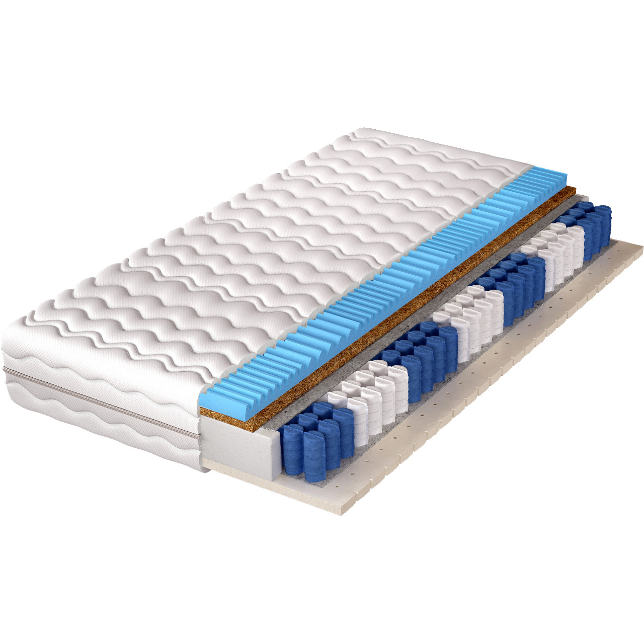 Materac 90x200 TYR pocket kokos lateks