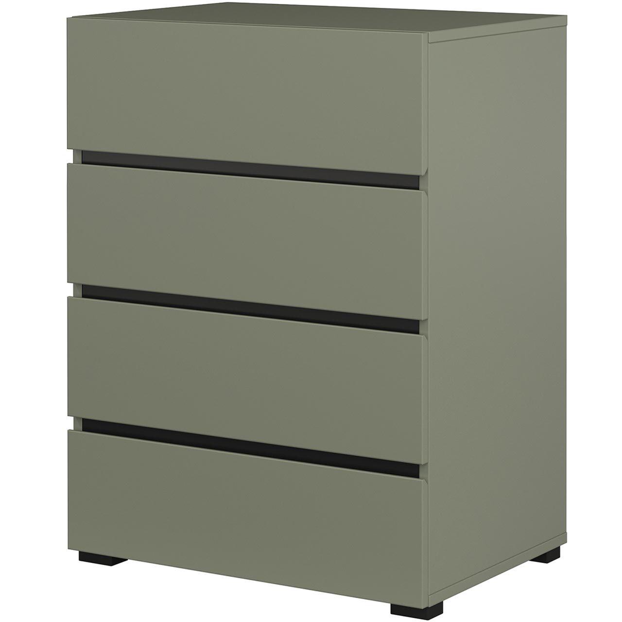 Komoda CROSI 27 zielony / czarny