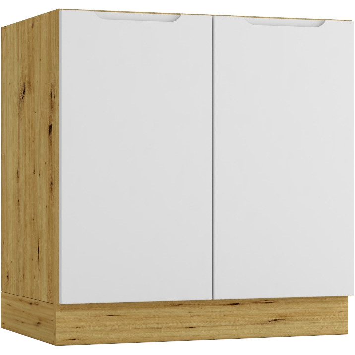 Szafka dolna D80 ELLEN 01 dąb artisan / szary