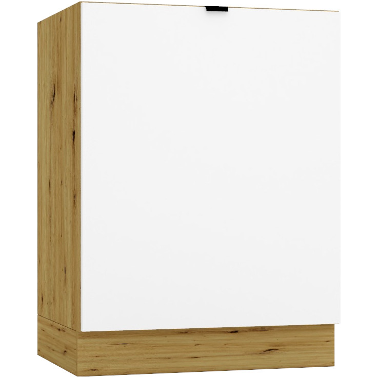 Szafka dolna pod zlew D60ZL ELLEN 03 dąb artisan / biała alaska