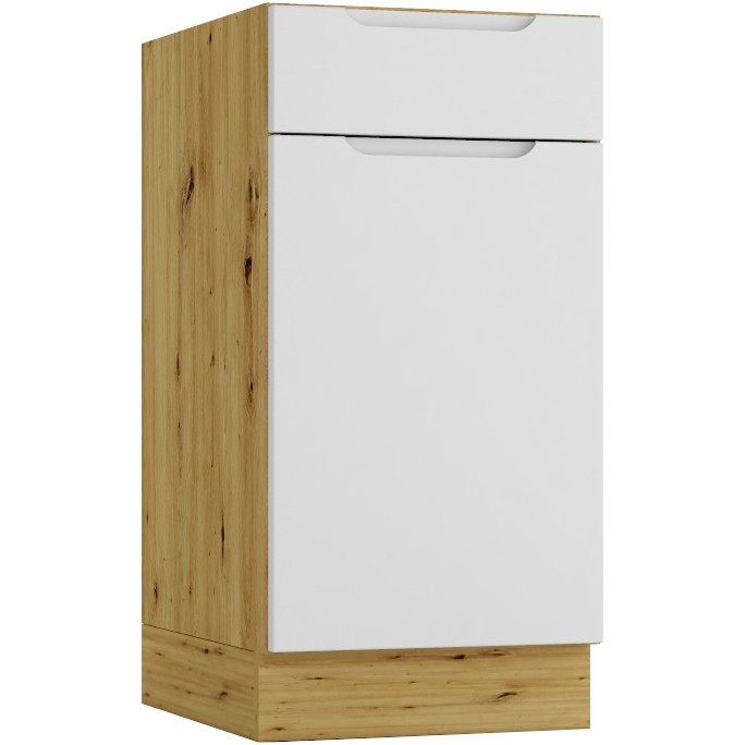 Szafka dolna D40S ELLEN 09 dąb artisan / szary