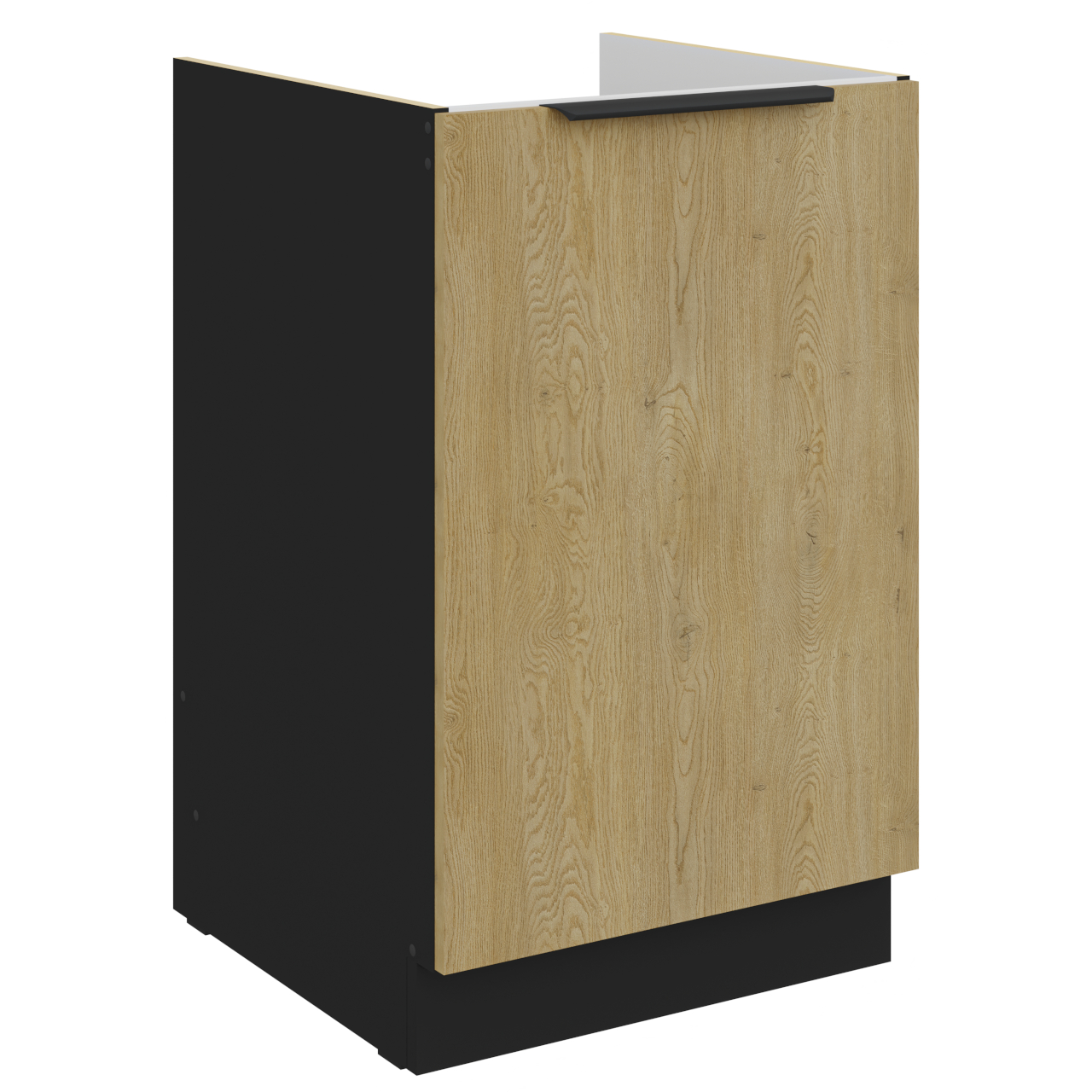 Szafka dolna pod zlew 50 CAMERON 09 czarny / dąb cremona