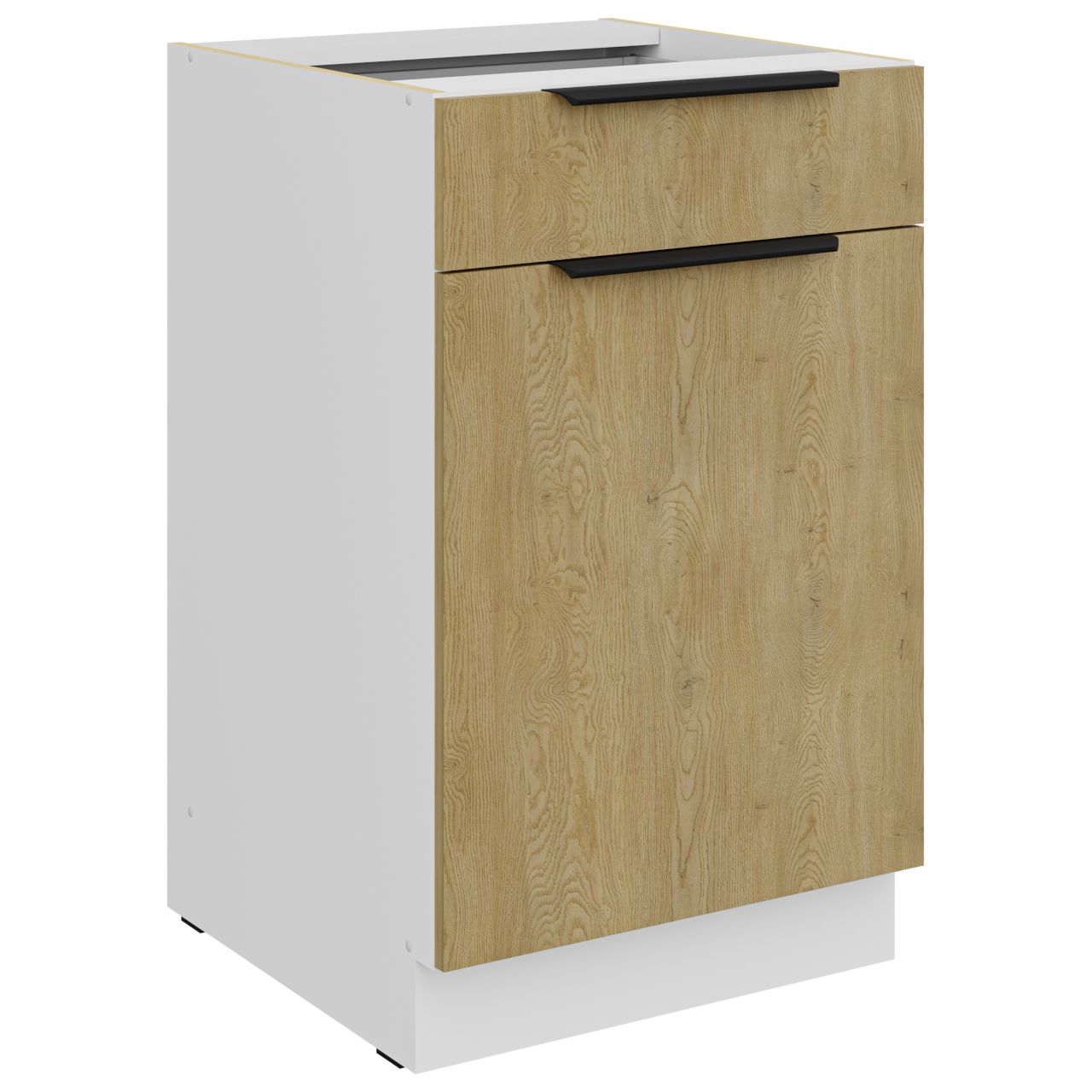 Szafka dolna z szufladą 50 CAMERON 10 biały / dąb cremona