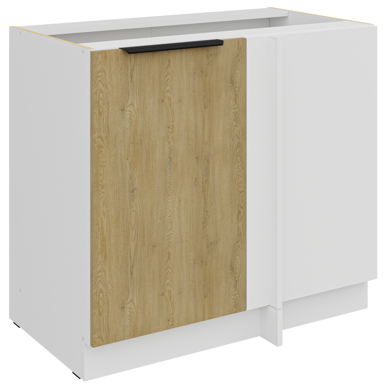 Szafka dolna narożna 105 CAMERON 15 biały / dąb cremona