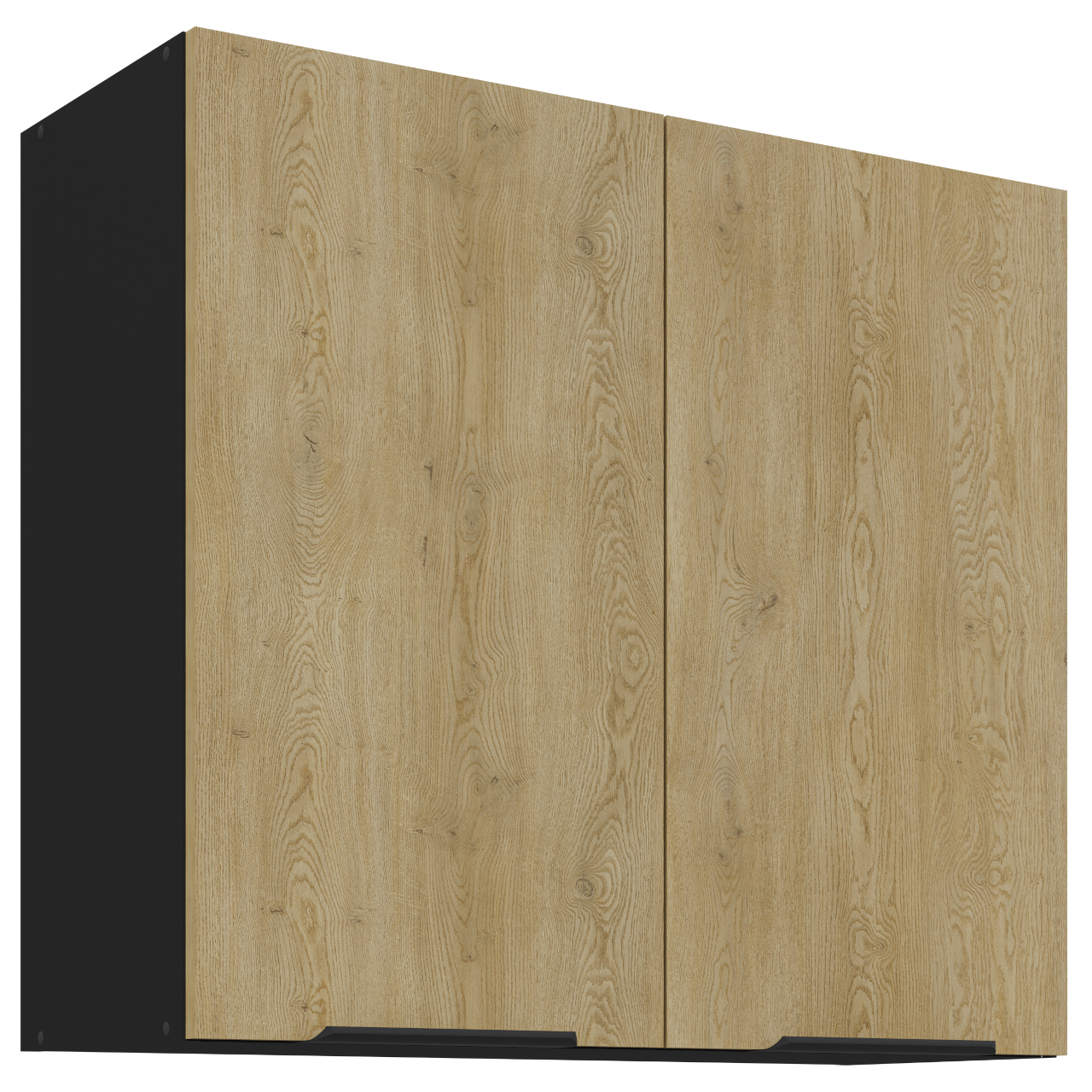 Szafka górna 80 CAMERON 18 czarny / dąb cremona