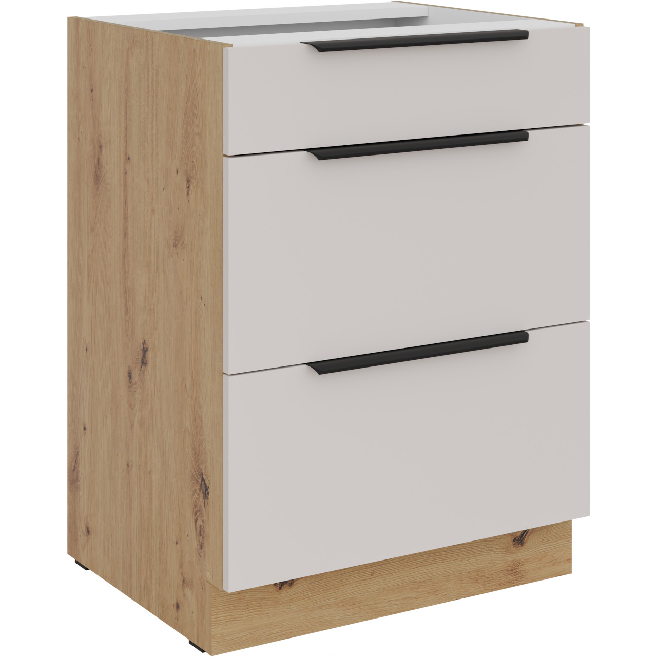 Szafka z szufladami 60 IBARA 08 dąb artisan / kaszmir