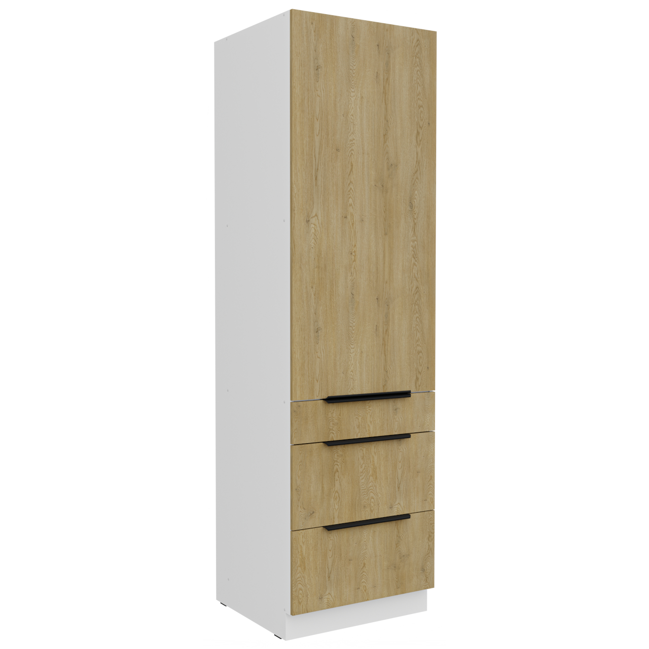 Słupek kuchenny 60 CAMERON 40 biały / dąb cremona