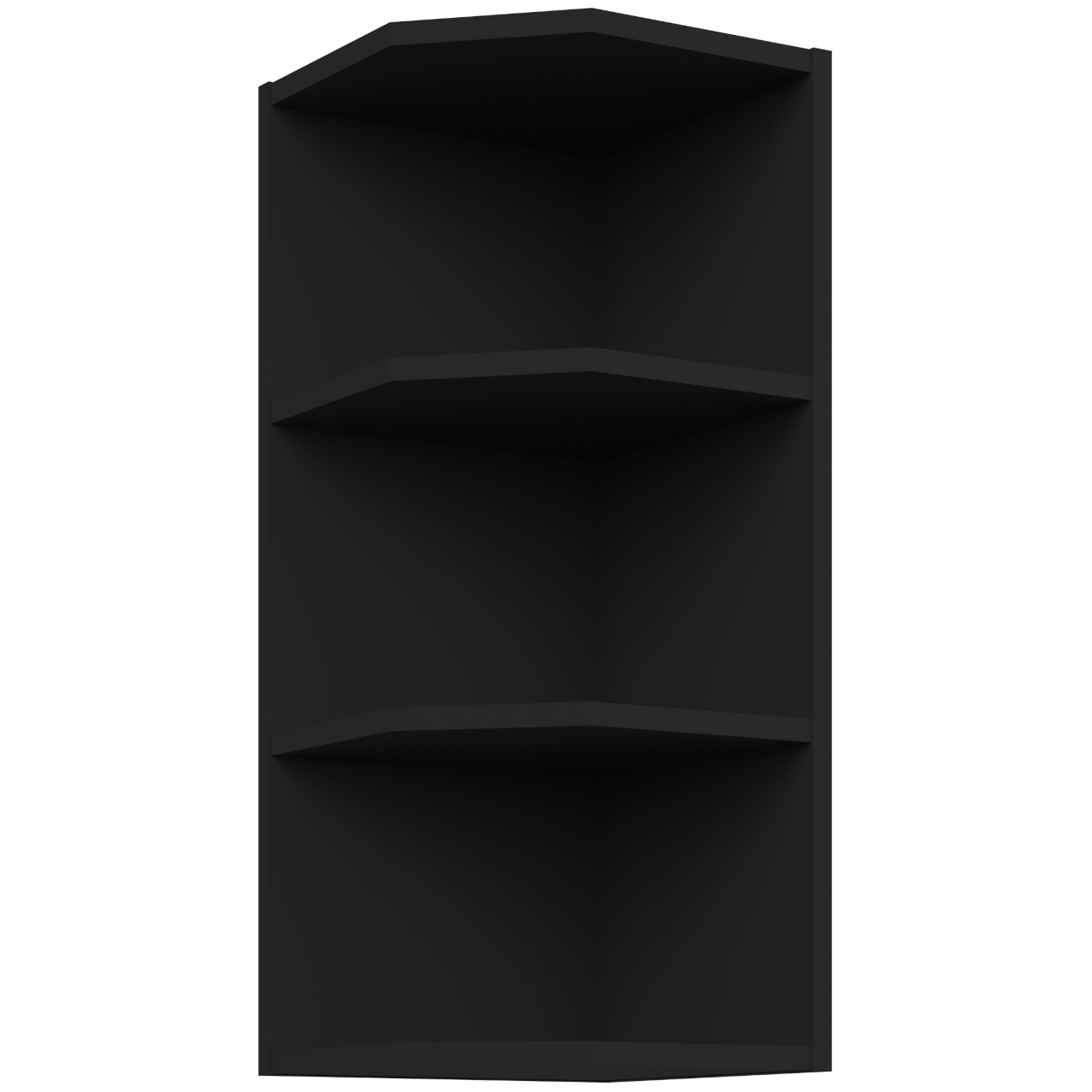 Półka narożna 30 CAMERON 49 czarny