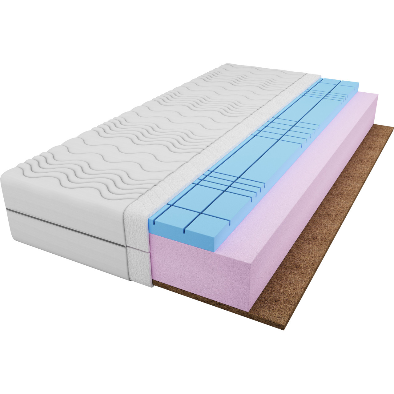 Materac piankowy + kokos 70x200 ERNEST BLANC