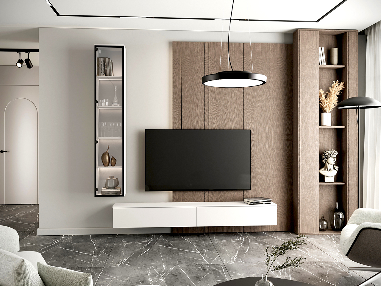 Meblościanka FIGO 2 biały