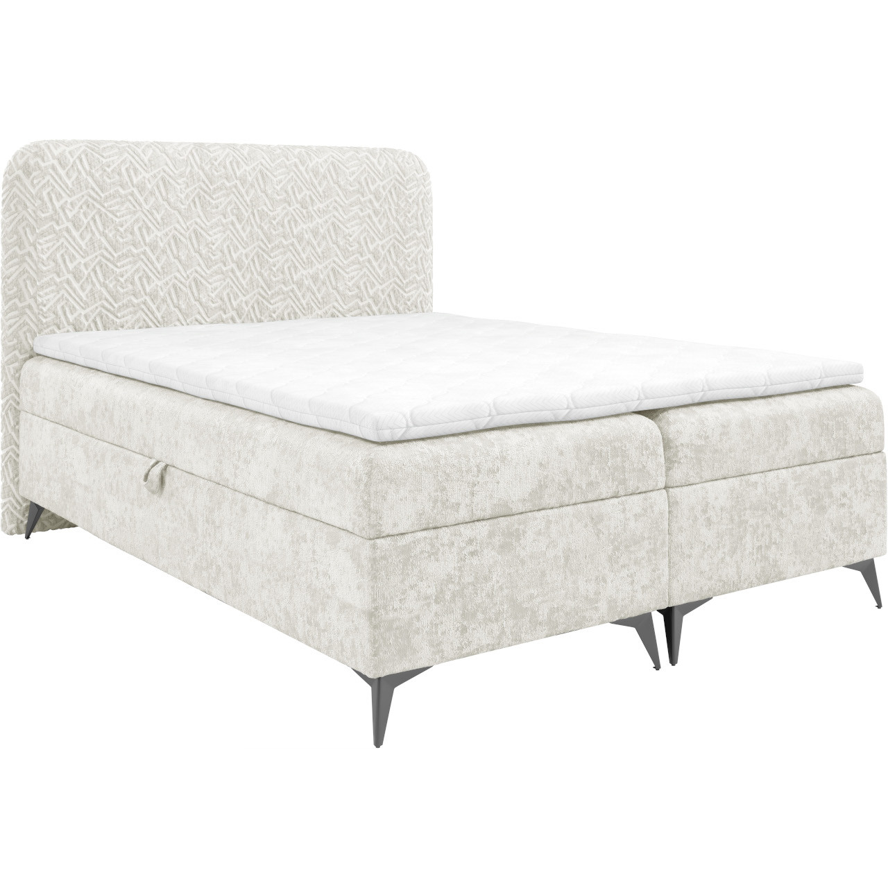 Łóżko kontynentalne FENRIR 120x200 sempre + trenza 05