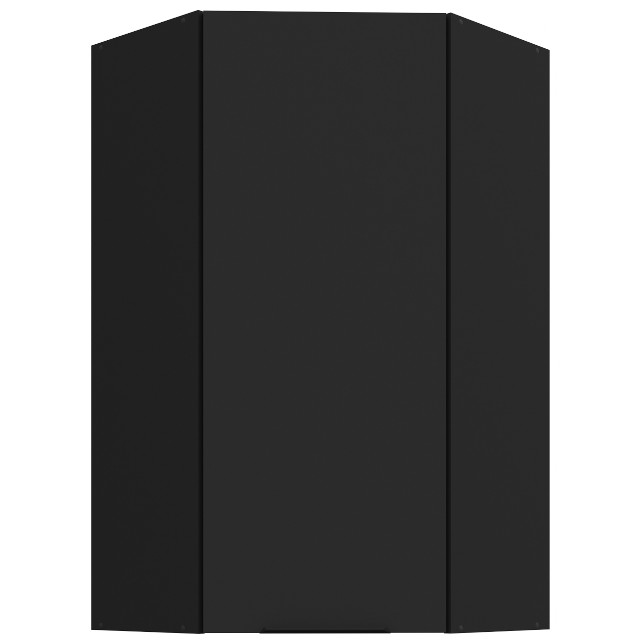 Szafka górna narożna 60 SILVIA 66 czarny