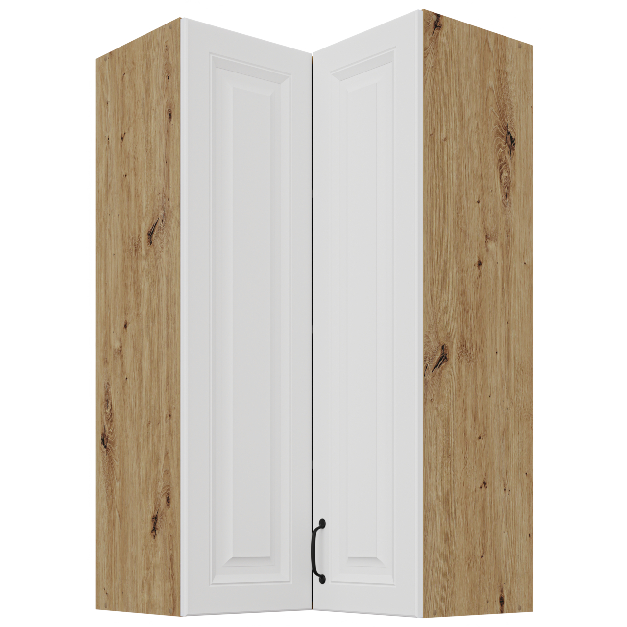 Szafka górna narożna 60 STILL ST56 dąb artisan / biały