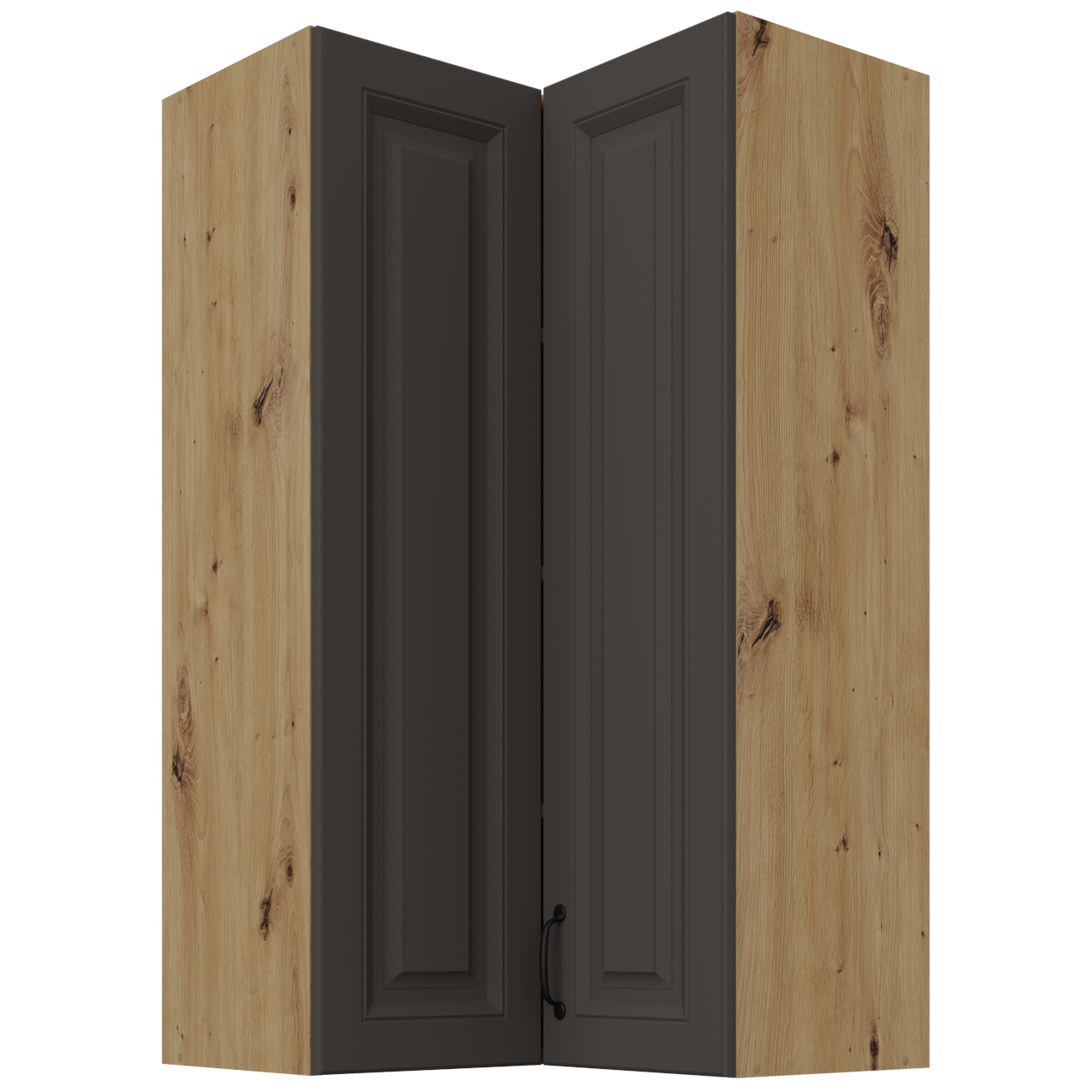 Szafka górna narożna 60 STILL ST56 dąb artisan / grafit