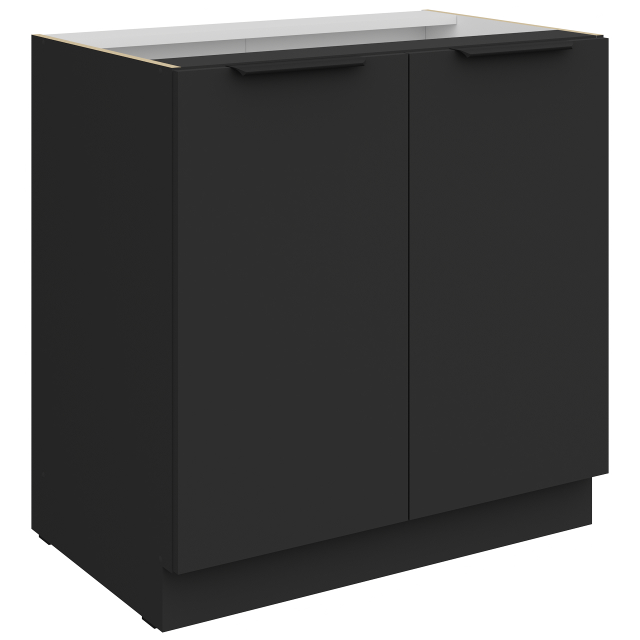 Szafka dolna 80 ERIS 03 Czarny mat / Czarny AFM