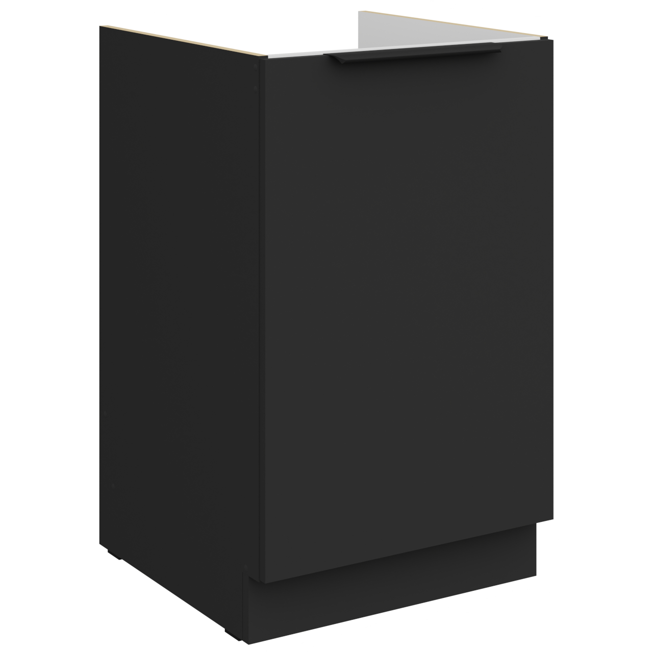 Szafka dolna pod zlew 50 ERIS 09 Czarny mat / Czarny AFM