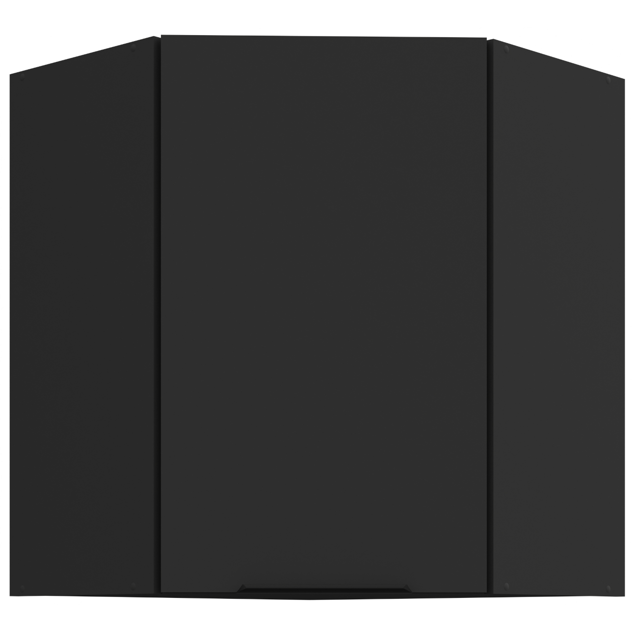 Szafka górna narożna 60 ERIS 26 Czarny mat / Czarny AFM