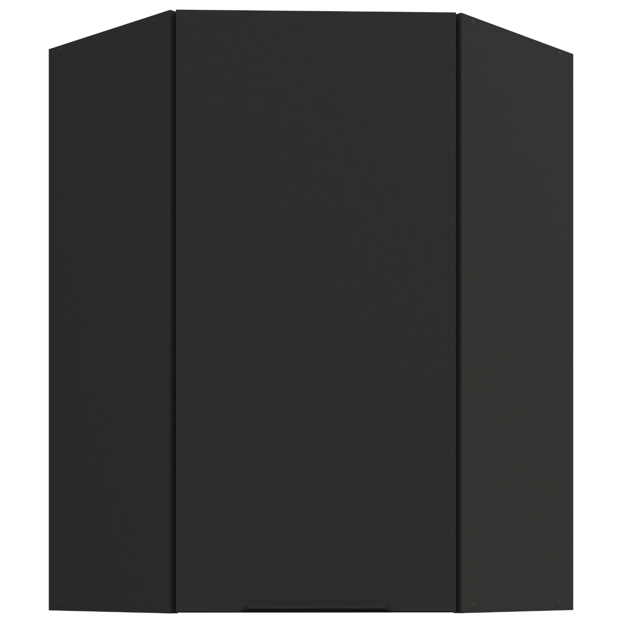 Szafka górna narożna 60 ERIS 27 Czarny mat / Czarny AFM