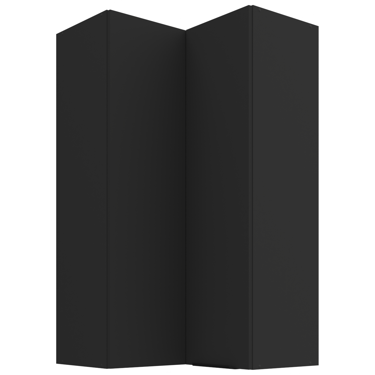 Szafka górna narożna 60 ERIS 31 Czarny mat / Czarny AFM