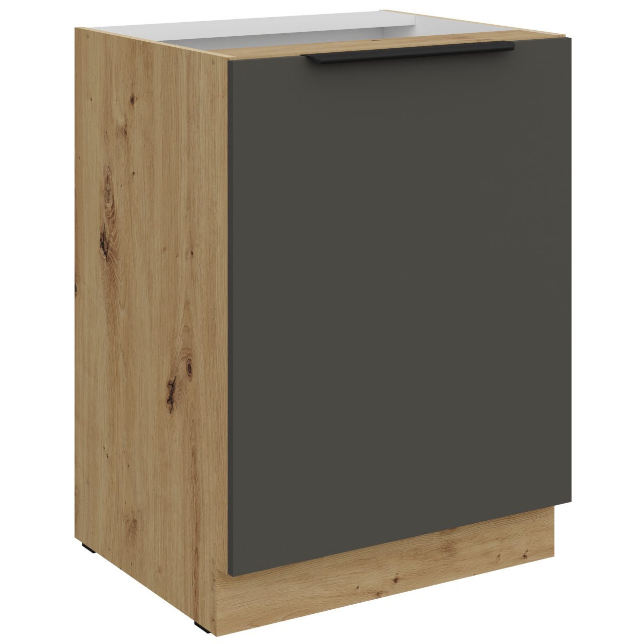 Szafka dolna 60 ERIS 06 Dąb artisan / Grafit AFM