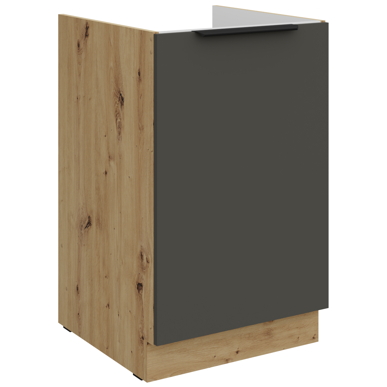 Szafka dolna pod zlew 50 ERIS 09 Dąb artisan / Grafit AFM