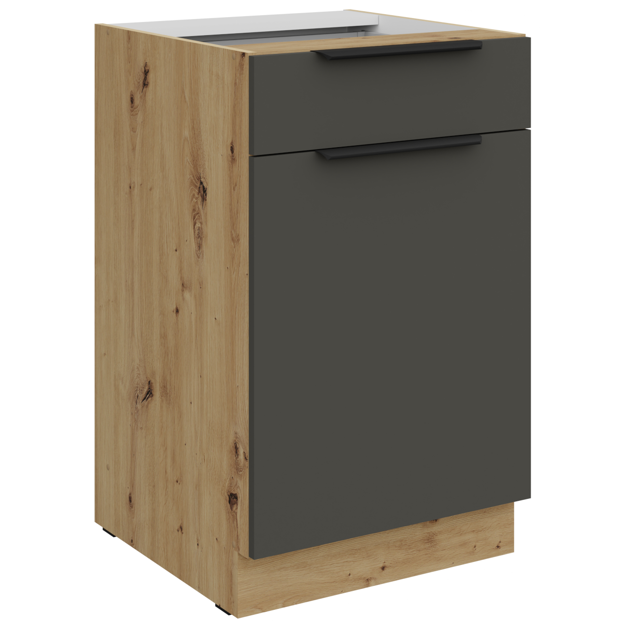 Szafka dolna z szufladą 50 ERIS 10 Dąb artisan / Grafit AFM