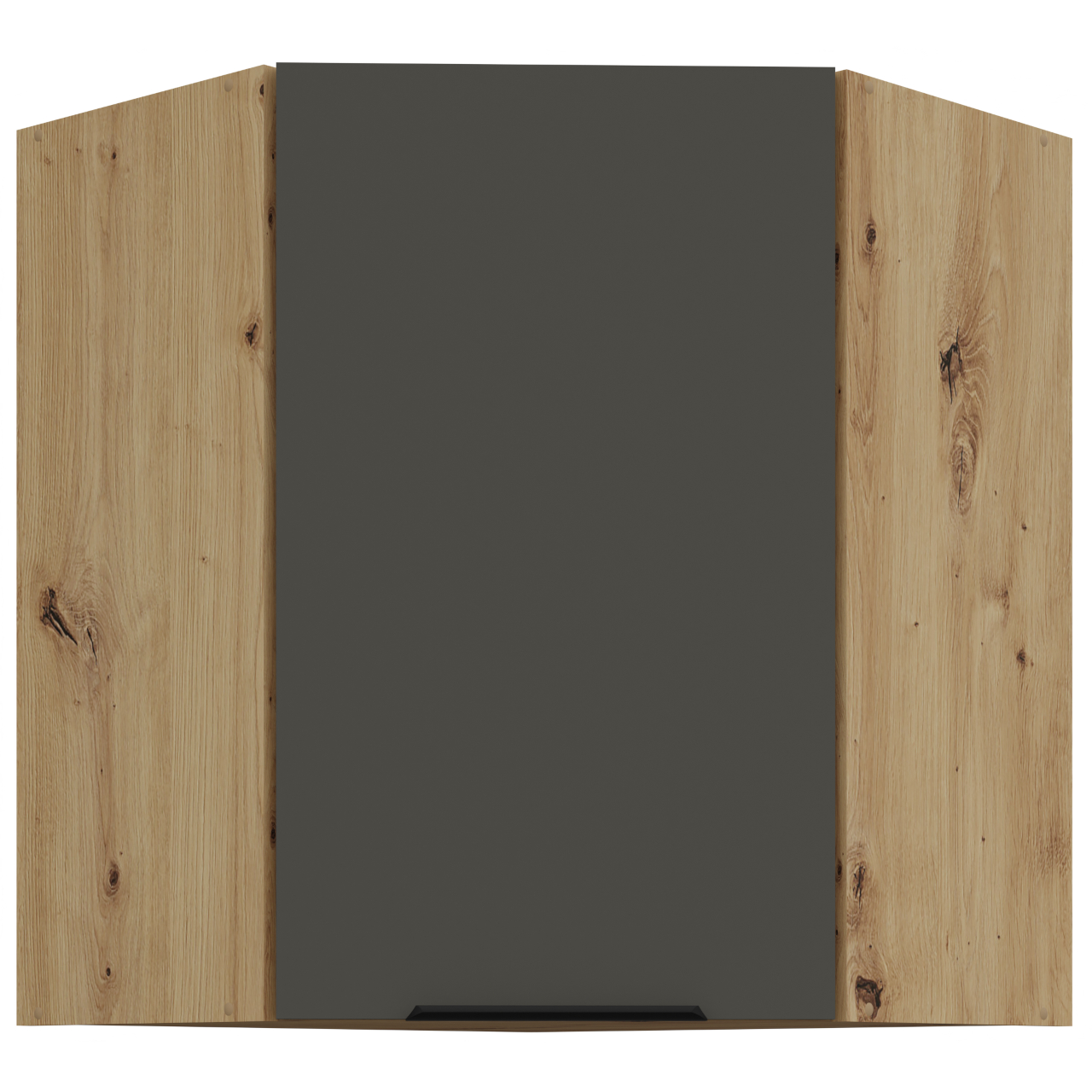 Szafka górna narożna 60 ERIS 26 Dąb artisan / Grafit AFM